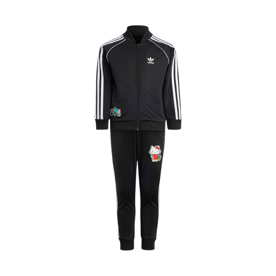 아디다스 x 헬로 키티 오리지널스 SST 세트 블랙 - KR 사이즈(Adidas x Hello Kitty Originals SST Set Black - KR Sizing)