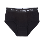 Mosquito Murderers Music Is My Wife Underwear Bikini All Black