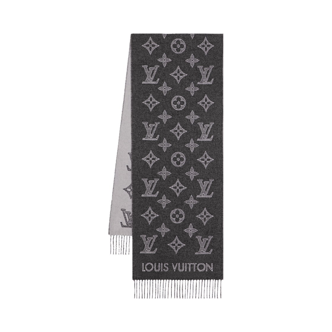 M79126 Louis Vuitton Monogram Shadow Muffler Gray