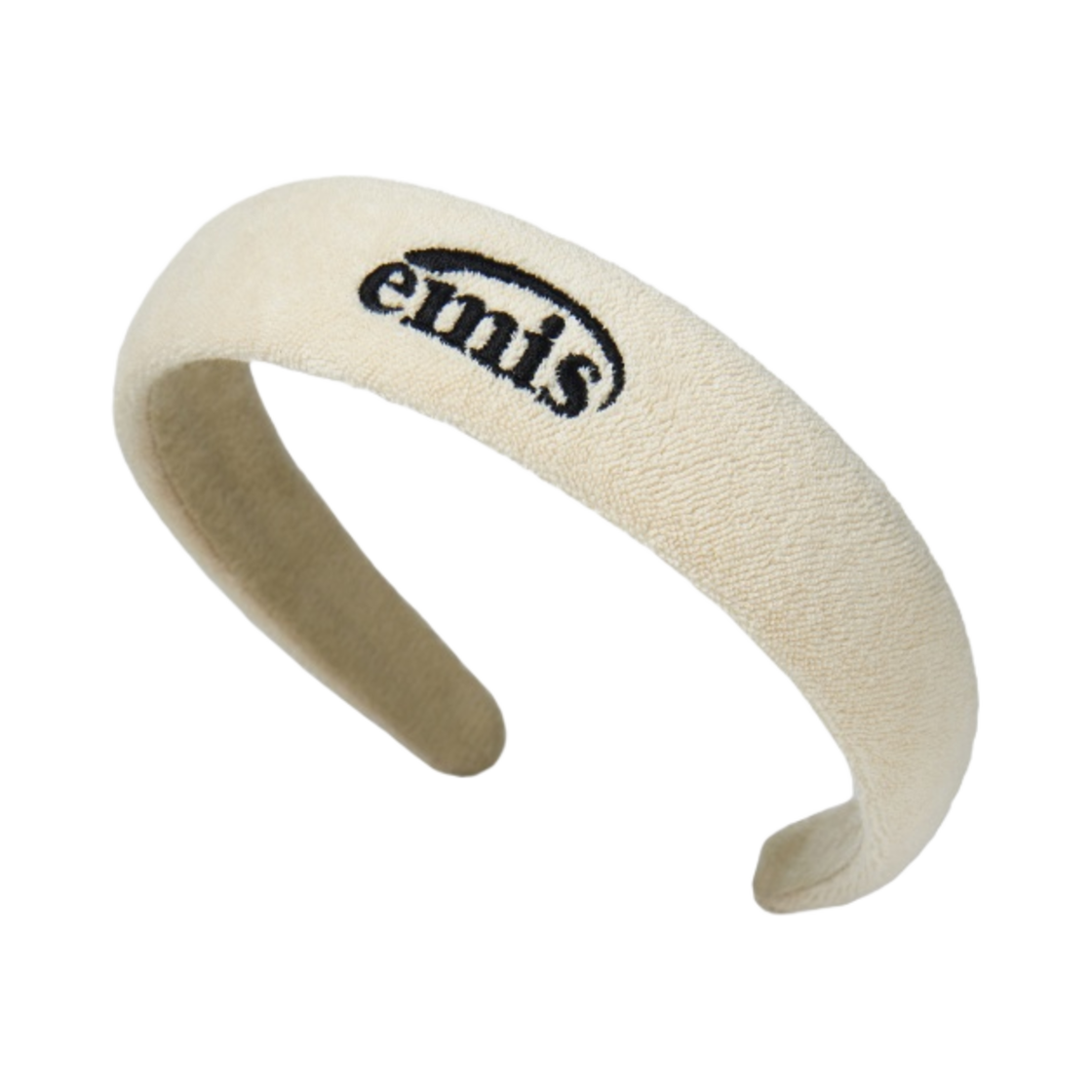 (W) 이미스 테리 헤어밴드 베이지((W) Emis Terry Hairband Beige) - 1