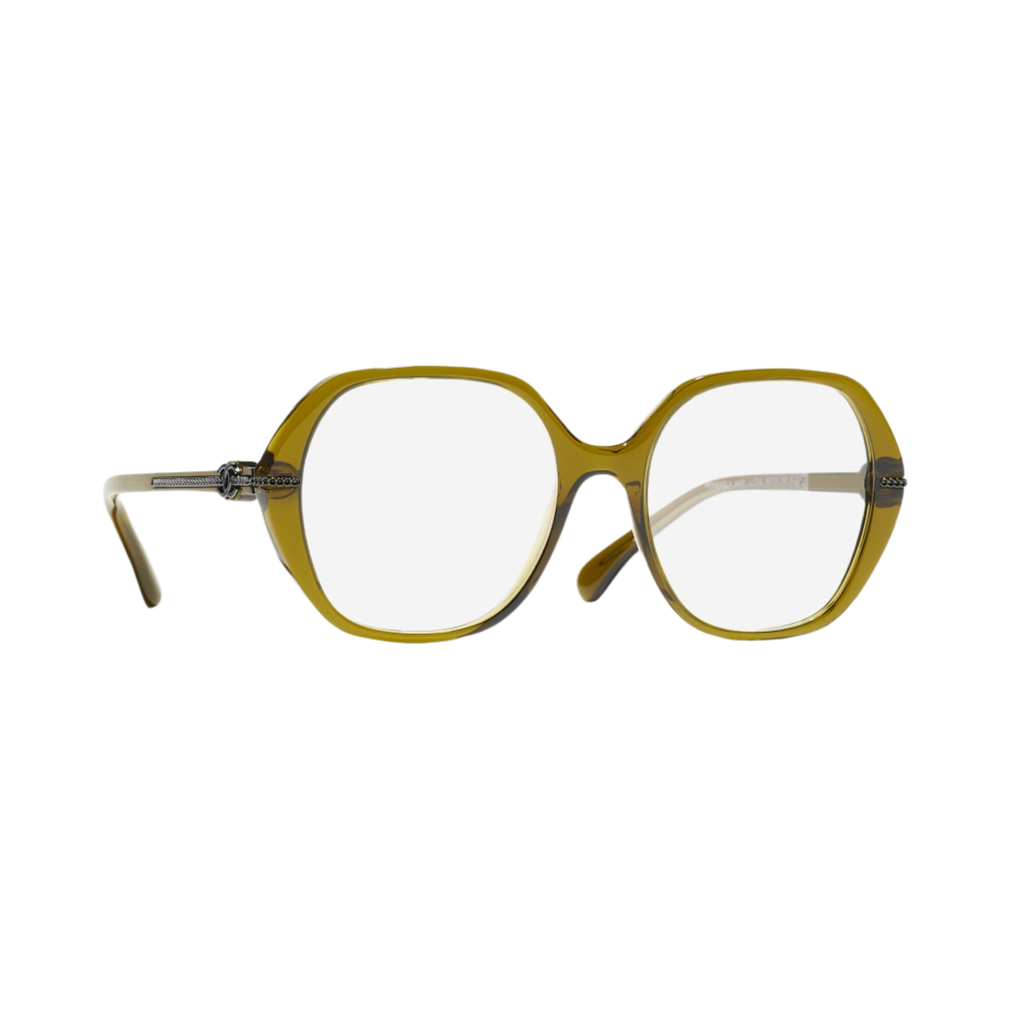 샤넬 스퀘어 프레임 아세테이트 & 올리브(Chanel Square Eyeglasses Acetate & Olive) - 2