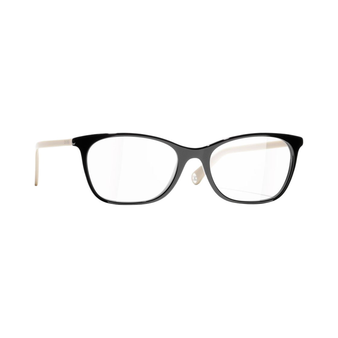 샤넬 스퀘어 프레임 아세테이트 & 블랙 베이지(Chanel Rectangle Eyeglasses Acetate & Black Beige) - 2