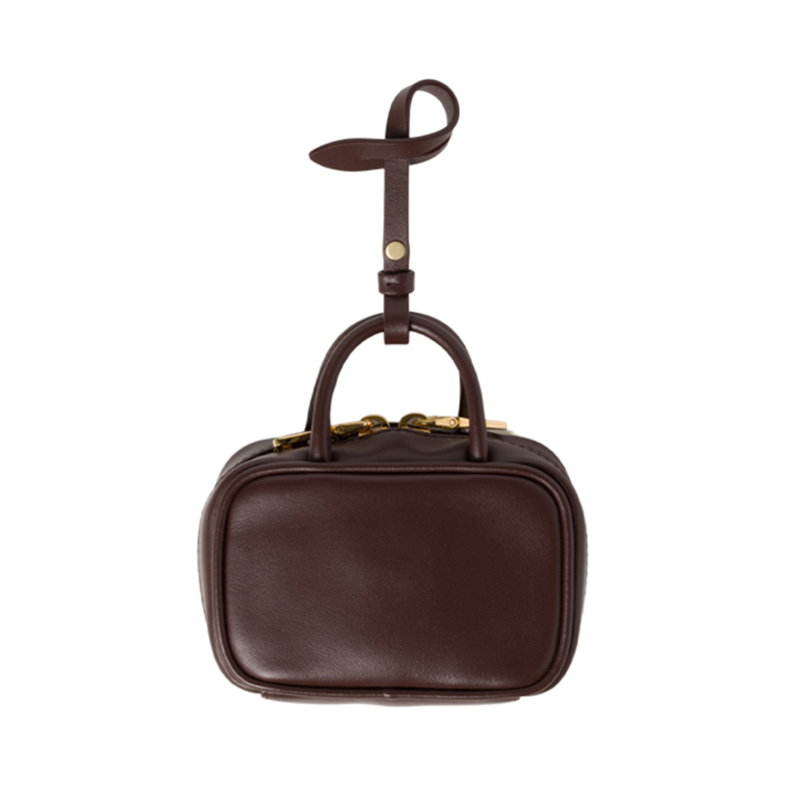 Miu Miu｜ (5NR036 AF8W F0NBL) Briarwood Beau Leather Micro-bag | Miu Miu