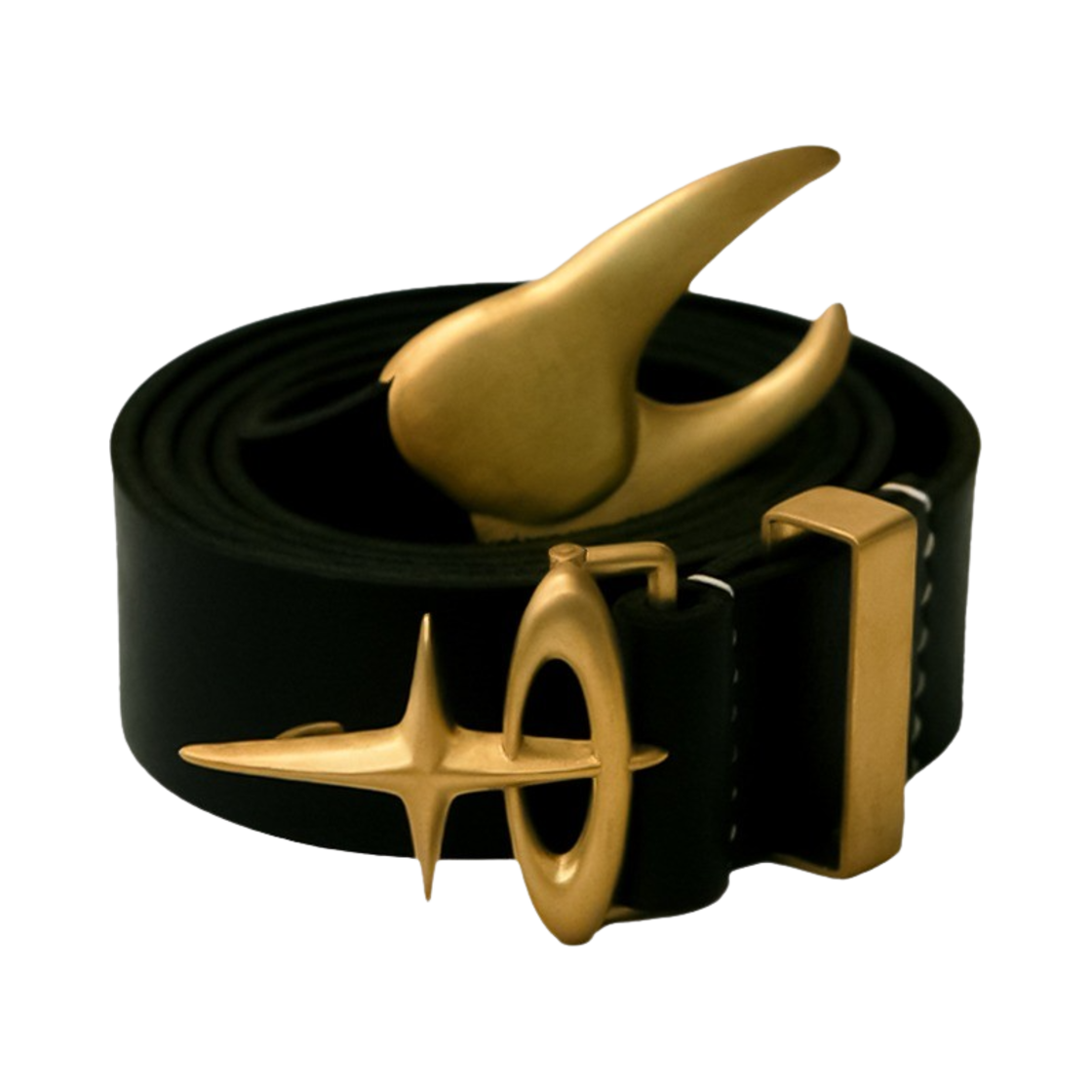 티스 로고 벨트 골드(Teeth Logo Belt Gold)