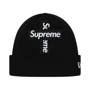Supreme New Era Cross Box Logo Beanie Black - 20FW