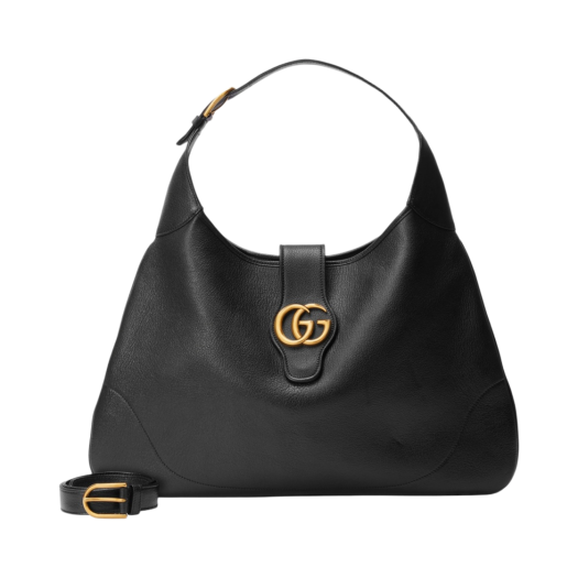 Gucci Aphrodite Large Shoulder Bag Black Leather