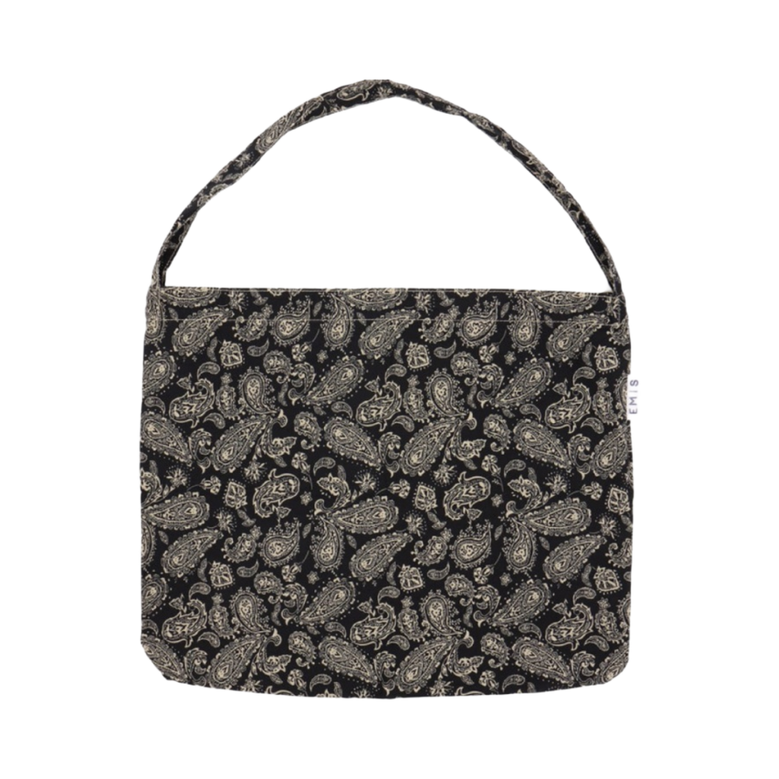 이미스 페이즐리 에코백 블랙(Emis Paisley Eco Bag Black)