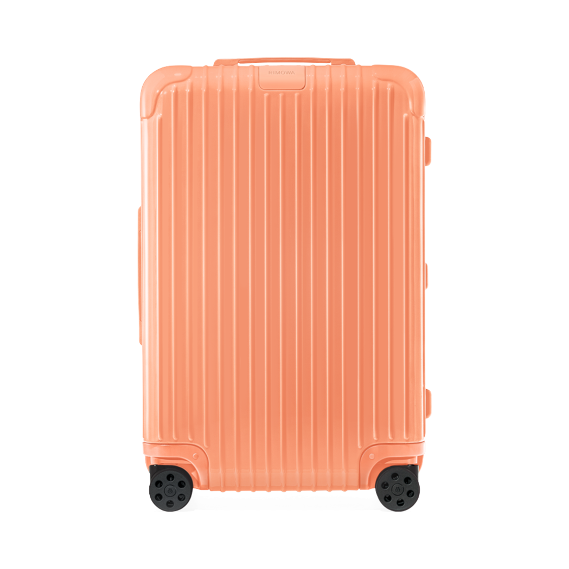 리모와 에센셜 체크인 M 글로스 파파야 오렌지(Rimowa Essential Check-In M Gloss Papaya Orange)