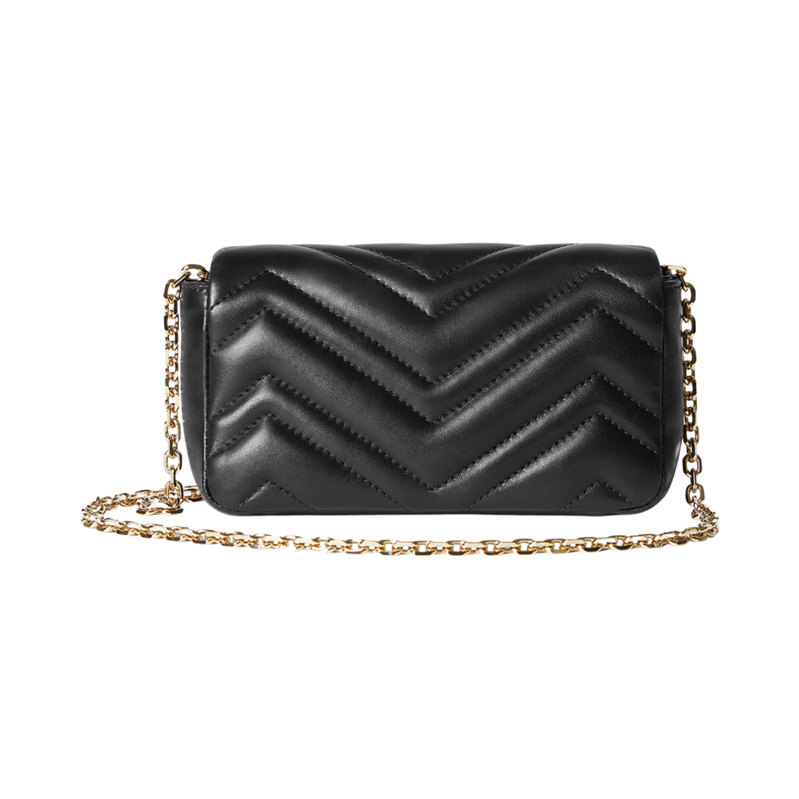 구찌 GG 마몽 미니 숄더백 블랙(Gucci GG Marmont Mini Shoulder Bag Black) - 3