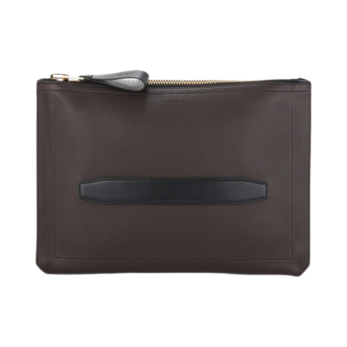 H0271T-LCL213-C7918 Tom Ford Buckley Clutch Chocolate Black