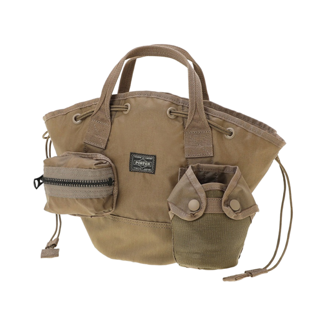 포터 올 스카프 토트 파우치 베이지