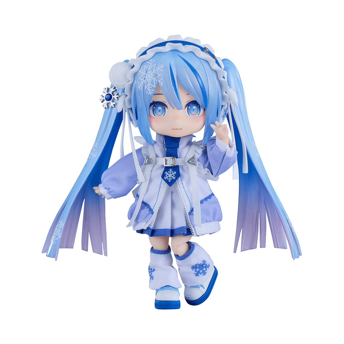 [예약배송] 굿스마일컴퍼니 넨도로이드 돌 유키 미쿠 Yukiiro Pop 버전([예약배송] Good Smile Company Character Vocal Series 01: Hatsune Miku Nendoroid Doll Snow Miku: Yukiiro Pop Ver.)