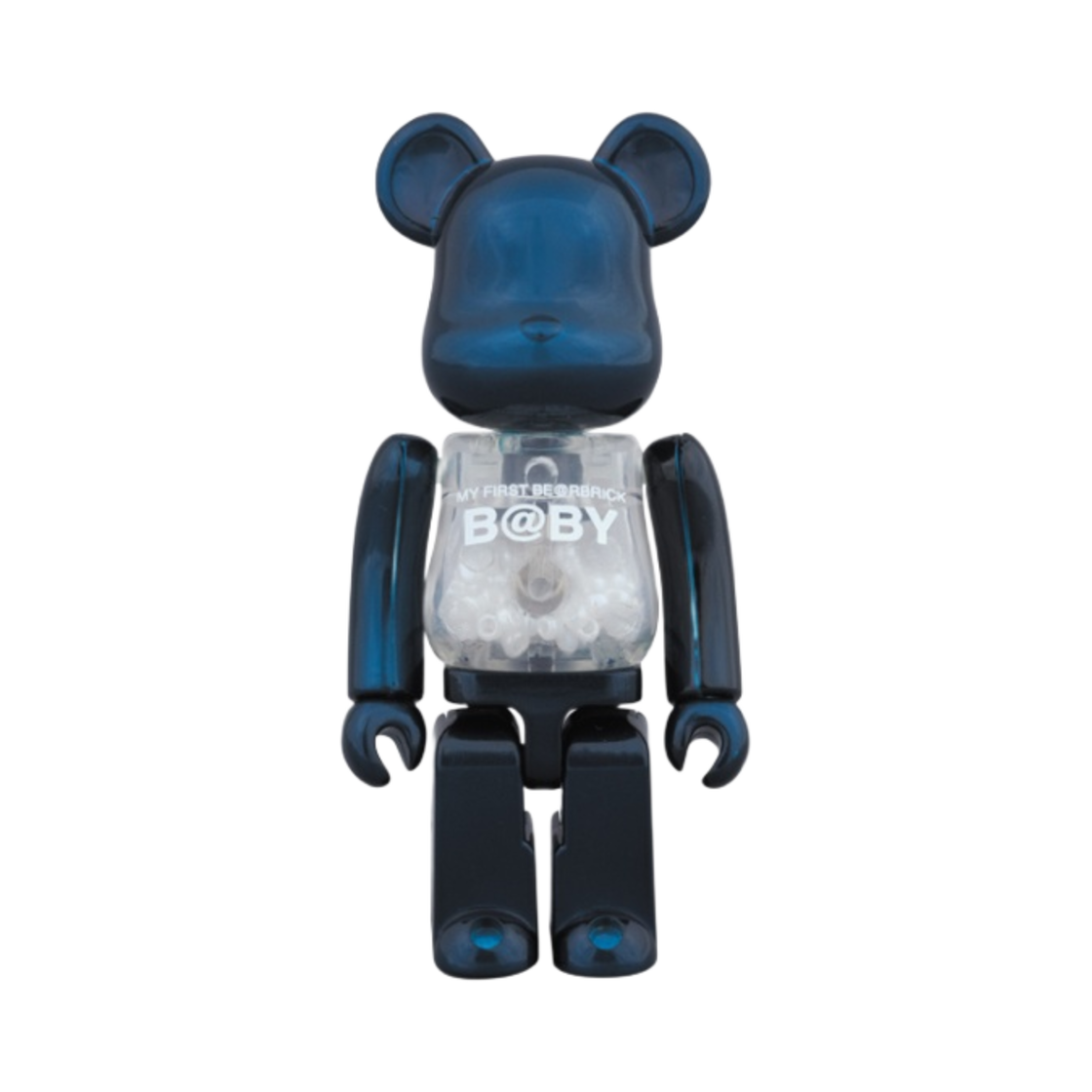 베어브릭 마이 퍼스트 베어브릭 베이비 펄 네이비 버전 100%(Bearbrick My First Bearbrick Baby Pearl Navy Ver. 100%) - 1