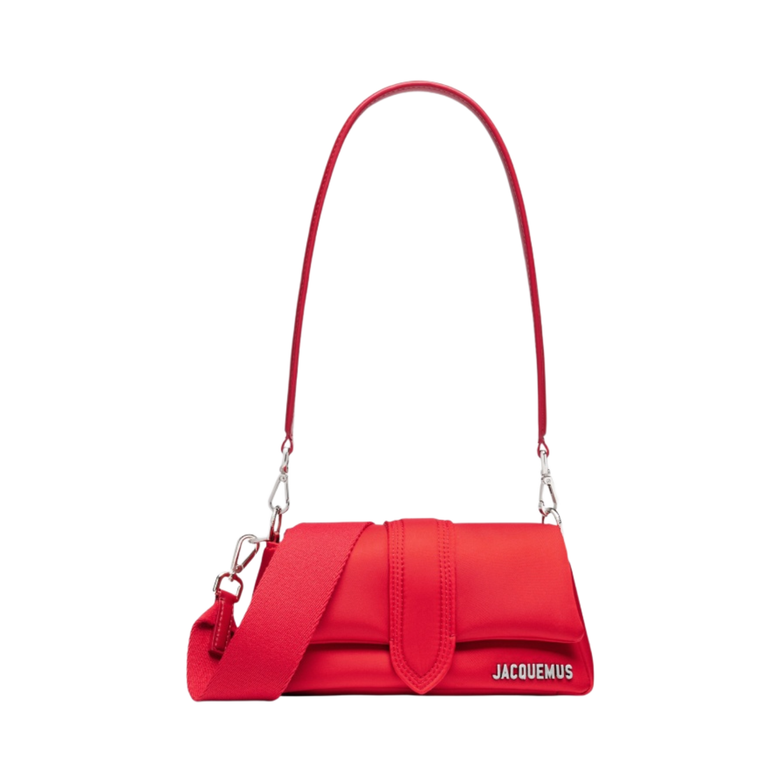 자크뮈스 르 쁘띠 밤비무 나일론 미니 퍼프 나일론 백 레드(Jacquemus Le Petit Bambimou Nylon Mini Puffed Nylon Bag Red) - 1