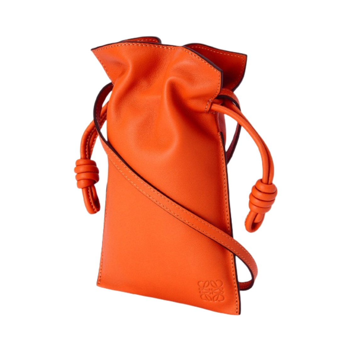 로에베 플라멩코 포켓 나파 카프스킨 오렌지(Loewe Flamenco Pocket in Nappa Calfskin Orange) - 2