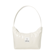 Emis Enamel Hobo Bag Ivory