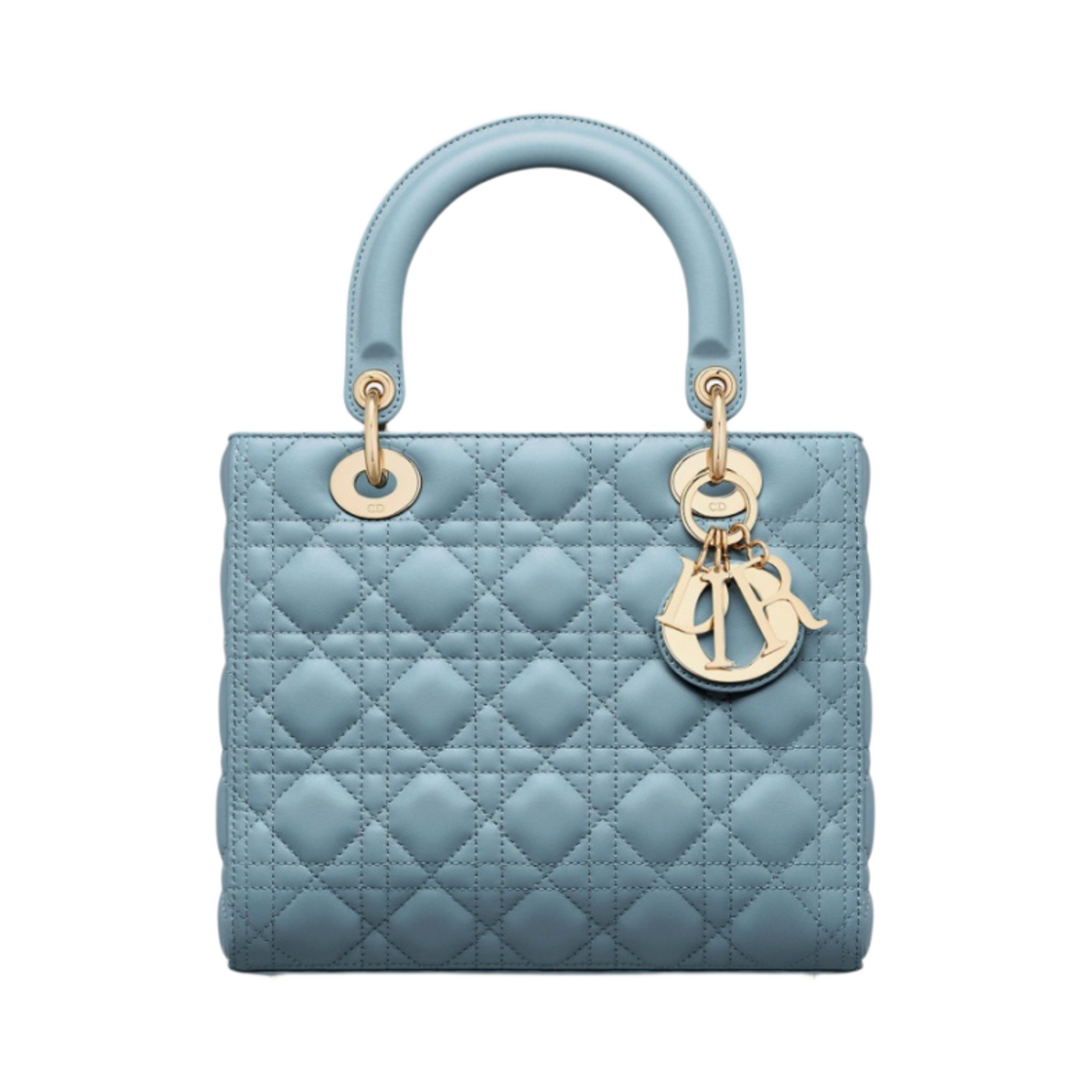 디올 미디움 레이디백 까나쥬 램스킨 호라이즌 블루(Dior Medium Lady Bag Cannage Lambskin Horizon Blue)