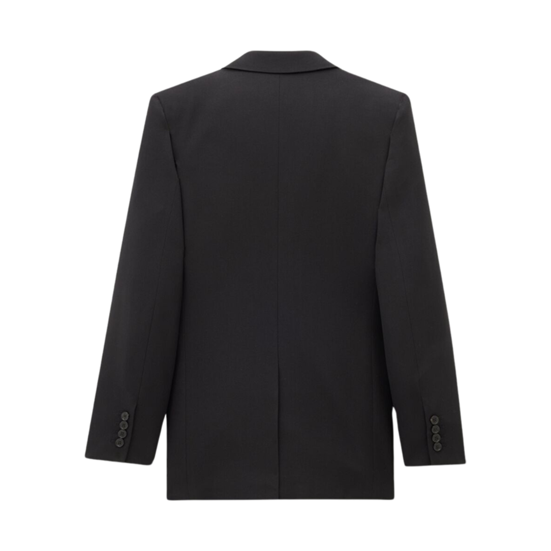 생로랑 자켓 울 개버딘 블랙(Saint Laurent Jacket In Wool Gabardine Black) - 2