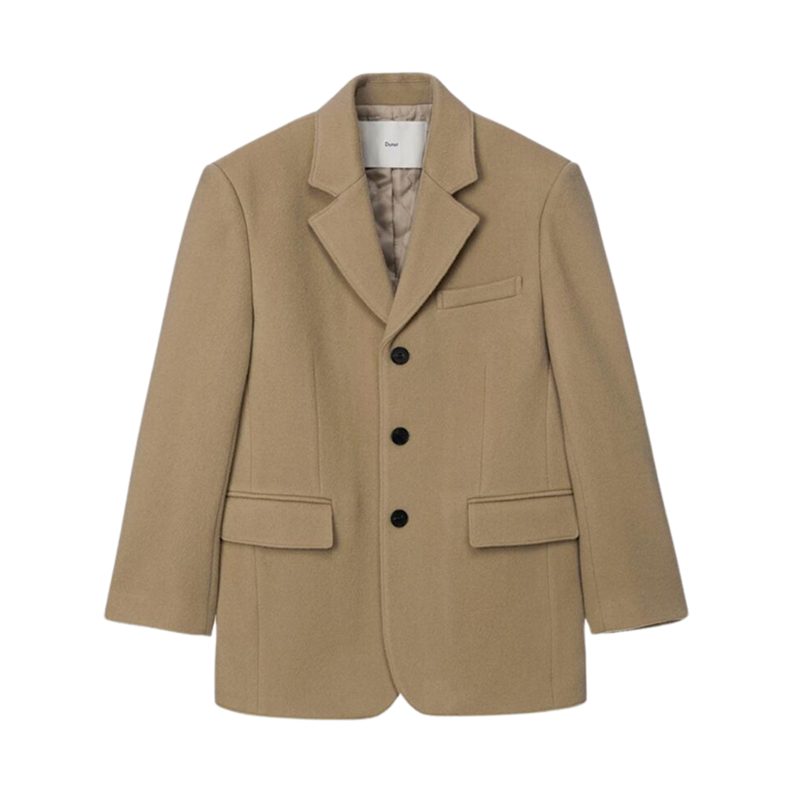 던스트 쓰리 버튼 캐시미어 자켓 카멜(Dunst 3 Button Cashmere Jacket Camel) - 1