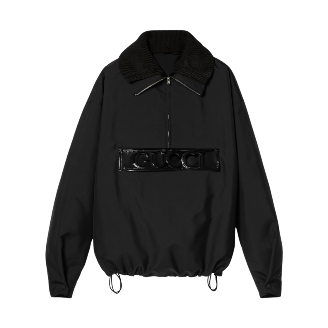 (W) 구찌 테크노 개버딘 카반 블랙((W) Gucci Techno Garbardine Caban Black) - 1