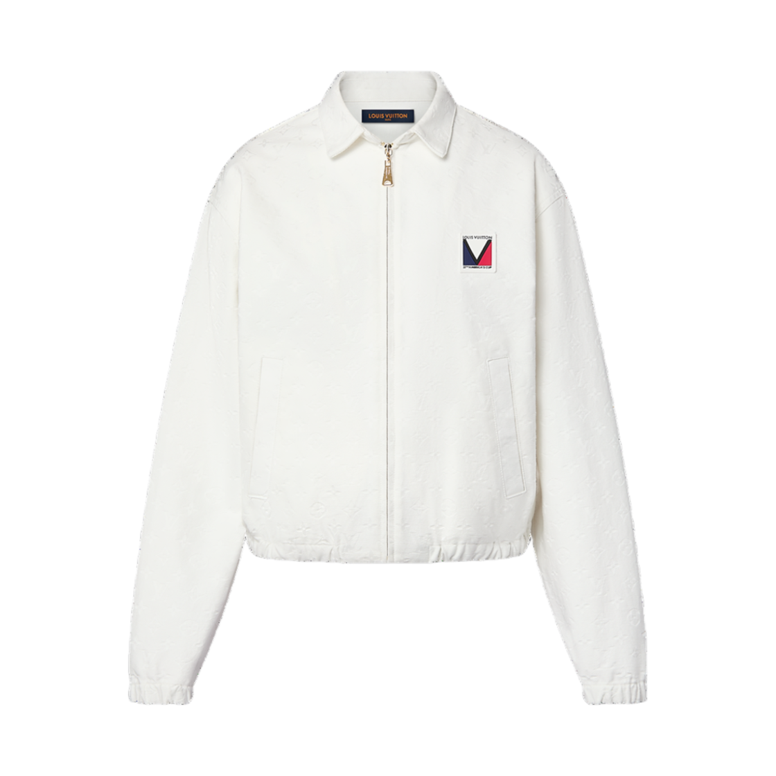 (W) 루이비통 LV x AC 엠보스 모노그램 봄버 자켓 화이트