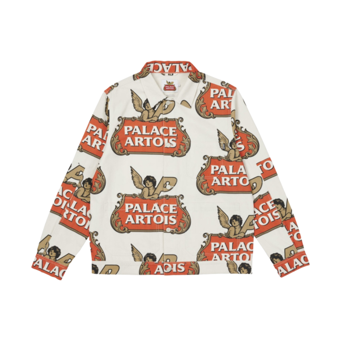팔라스 x 스텔라 아르투아 초어 자켓 화이트 - 21SS(Palace x Stella Artois Chore Jacket White - 21SS) - 1