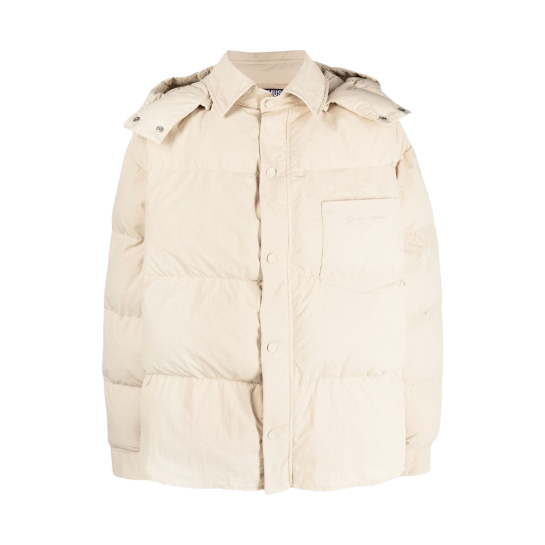226BL012-1032-130 Jacquemus La Doudoune Chemise Puffed Parka Beige