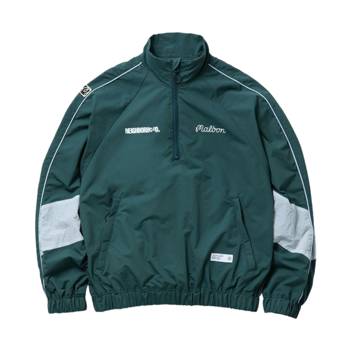 네이버후드 x 말본 골프 쿼터 집 자켓 그린(Neighborhood x Malbon Golf Quarter Zip Jacket Green)