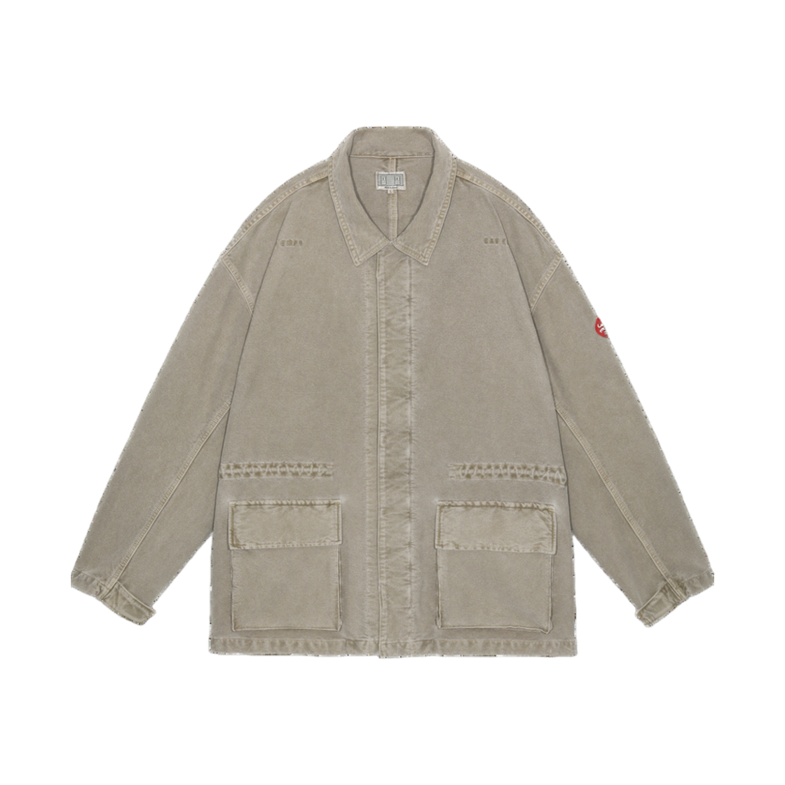 카브엠트 오버다이 코튼 플란넬 이지 BDU 베이지 - 25SS(Cav Empt Overdye Cotton Flannel Easy BDU Beige - 25SS)