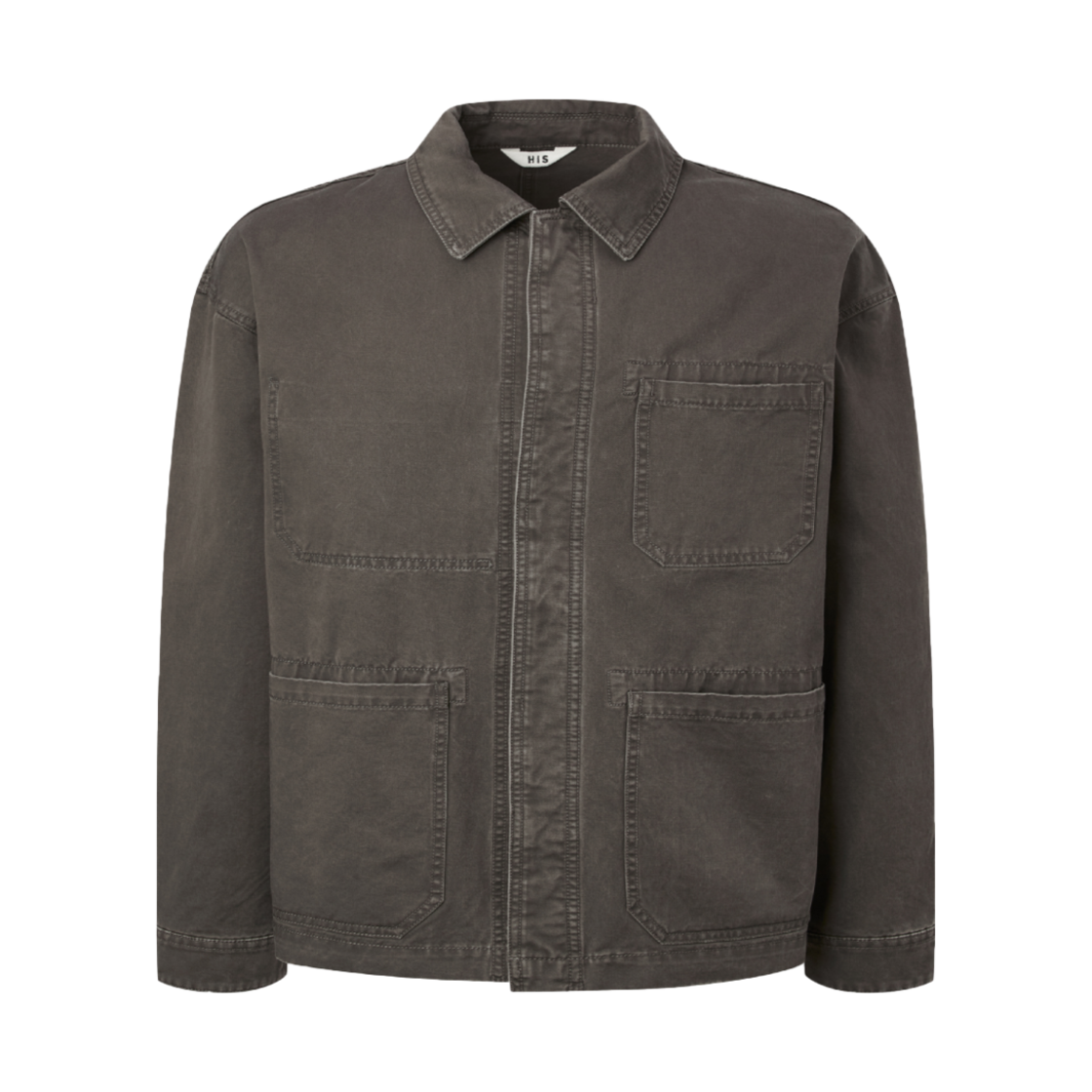 HZJU5E806K2 HIS HAZZYS Work Jacket Khaki