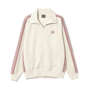 Needles Track Jacket Poly Smooth Ivory