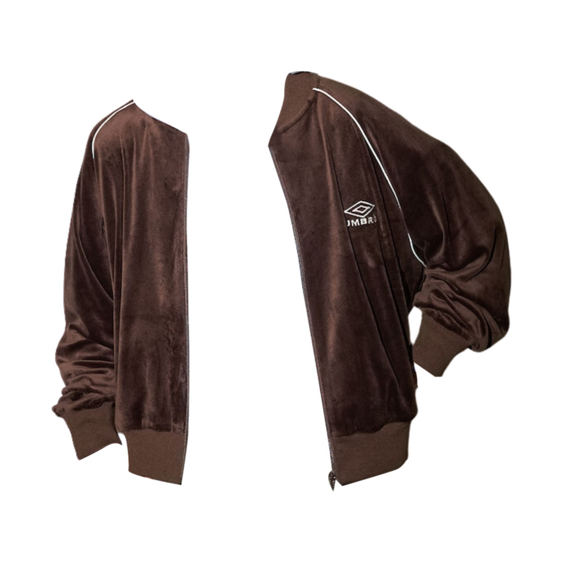 UM24FWFR-BZ10 (W) Umbro x Freak's Store Velour Top Brown