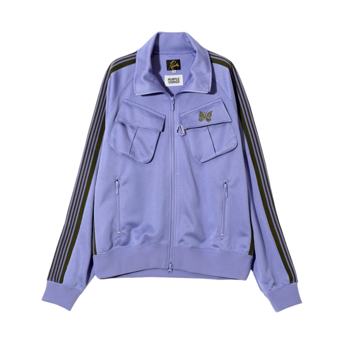 니들스 x 퍼플 씽즈 트랙 자켓 폴리 스무스 라벤더(Needles x Purple Things Track Jacket Poly Smooth Lavender) - 1