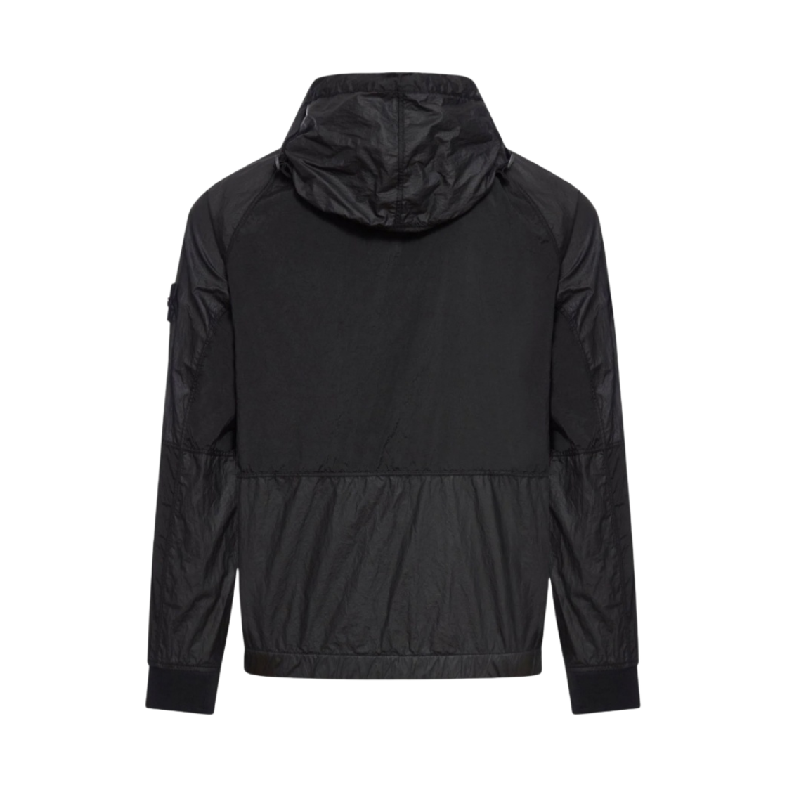 스톤 아일랜드 41620 나일론 메탈 와트로-TC 에코닐 재생 나일론 후드 자켓 블랙 - 24SS(Stone Island 42020 Nylon Metal Watro-TC in Econyl Regenerated Nylon Hooded Jacket Black - 24SS) - 2