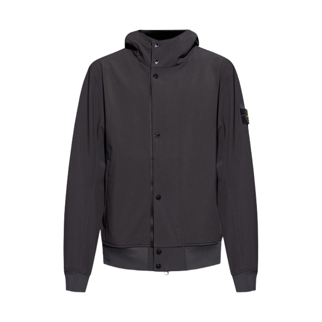 K1S1541000-90S0A22-V0065 Stone Island 4100090 Wappen Patch Hooded Jacket Charcoal - 25SS
