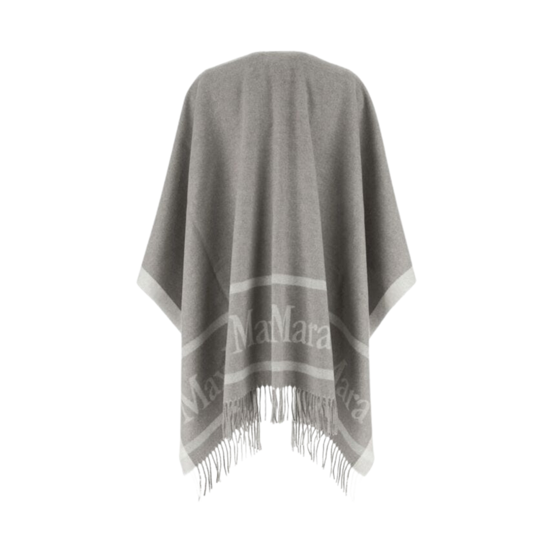(W) 막스마라 힐데 울 케이프 라이트 그레이((W) Max Mara Hilde Wool Cape Light Grey) - 2