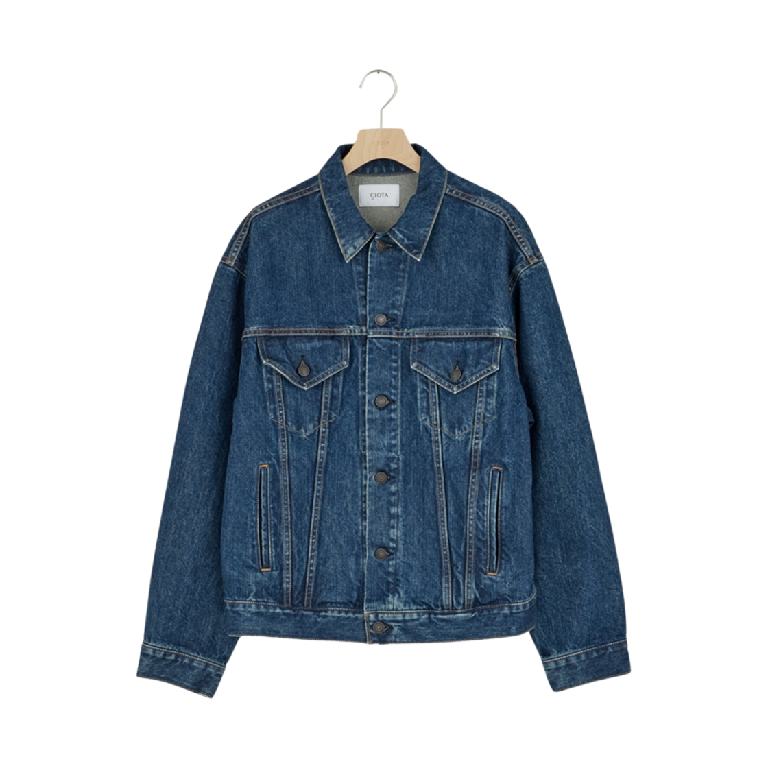 JKLM-106L Ciota 4 Pockets Denim Jacket Dark Blue