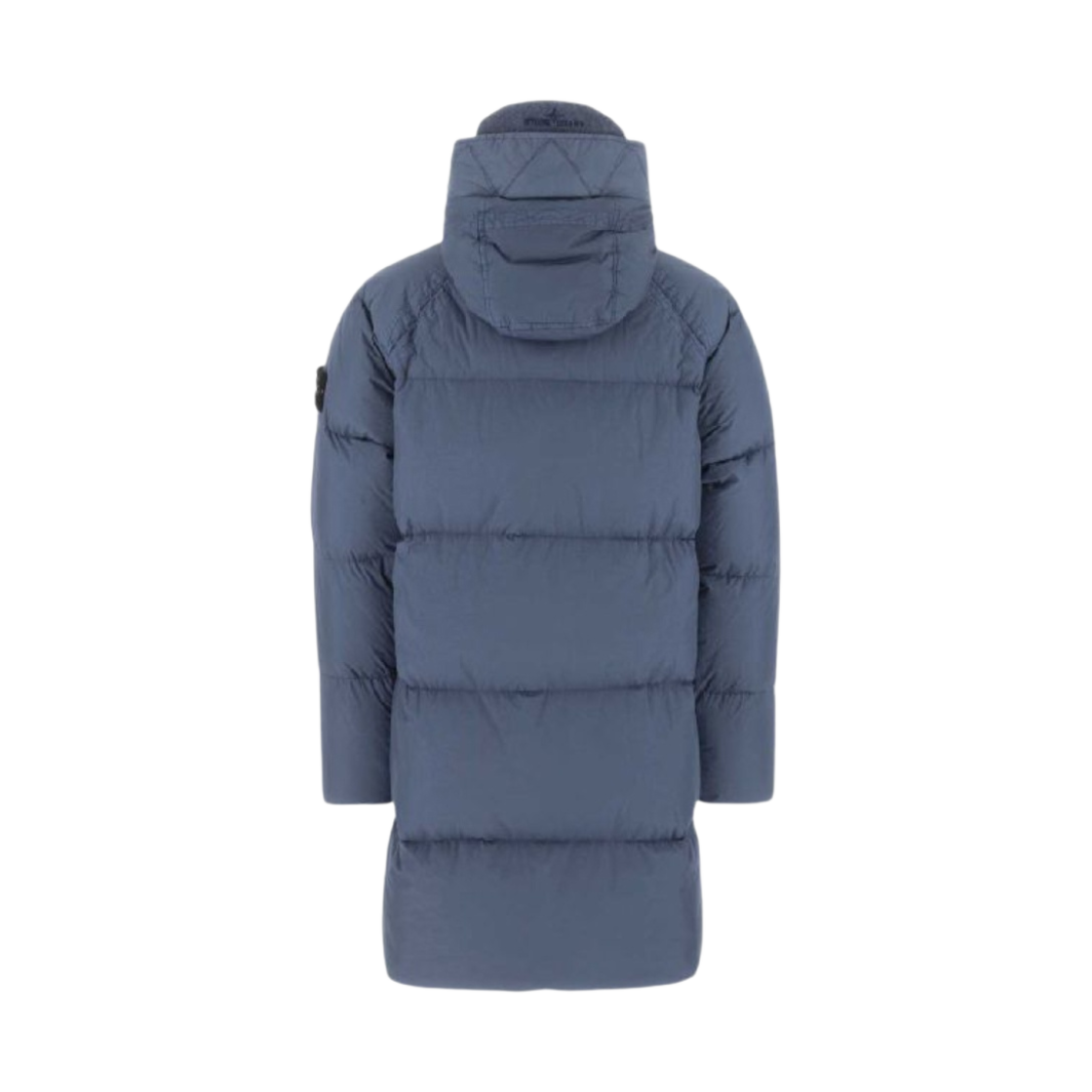스톤 아일랜드 70123 크링클랩스 후드 롱 다운 자켓 아비오 블루 - 22FW(Stone Island 70123 Crinkle Reps Hooded Long Down Jacket Avio Blue - 22FW) - 2