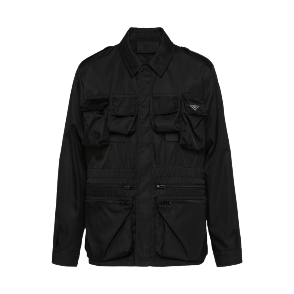 SGC553-1WQ8-F0002 Prada Re-Nylon Safari Jacket Black