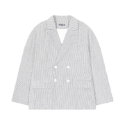 Safarispot Region Motors Club Stripe Double Button Jacket