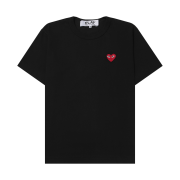 Play Comme des Garcons Red Heart T-Shirt Black