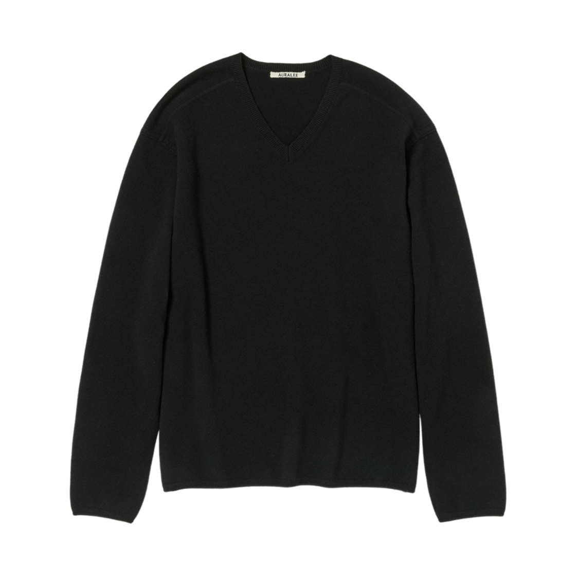 【21AW】FELTED WOOL KNIT V-NECK P/O サイズ3 오라리 펠티드 울 니트 브이넥 P/O 블랙 | Auralee | KREAM