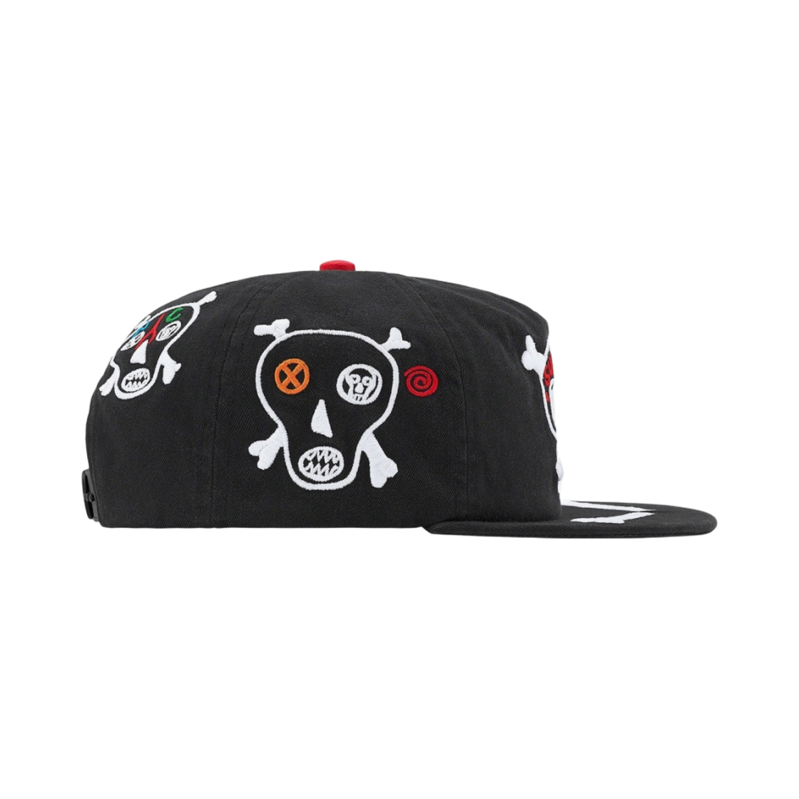 슈프림 x 클레이튼 패터슨 스컬스 5-패널 캡 블랙 - 21SS(Supreme x Clayton Patterson Skulls 5-Panel Black - 21SS) - 2
