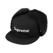 Supreme Earflap Box Logo New Era Black - 21FW