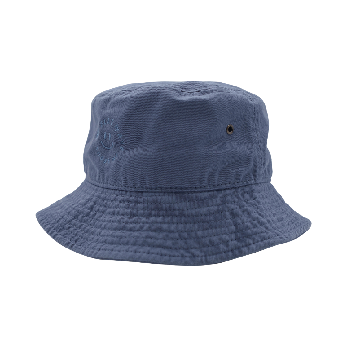 100141 Flatwave Tye Bucket Hat Blue