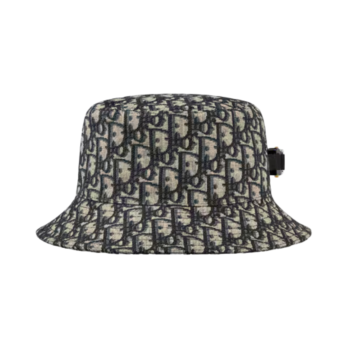 디올 오블리크 버킷햇 네이비 블루 & 베이지 코튼 블렌디드 자카드(Dior Oblique Bucket Hat Navy Blue & Beige Cotton Blended Jacquard) - 2