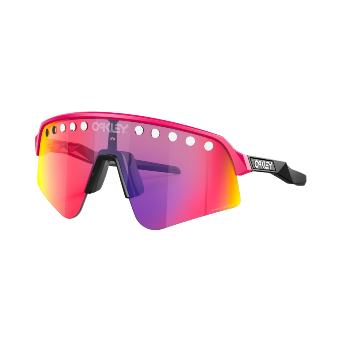 오클리 수트로 라이트 스윕 벤티드 핑크 프레임 프리즘 로드 렌즈 하이 브릿지 핏(Oakley Sutro Lite Sweep Vented Pink Frame Prizm Road Lenses High Bridge Fit) - 1