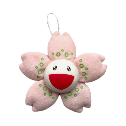 Kaikai Kiki Cherry Blossom Plush Mascot Keychain Pink