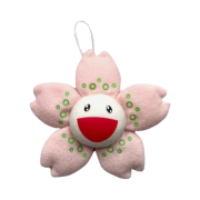 Kaikai Kiki Cherry Blossom Plush Mascot Keychain Pink