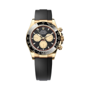 Rolex Cosmograph Daytona 40mm 126518LN Intense Black Champagne Oysterflex